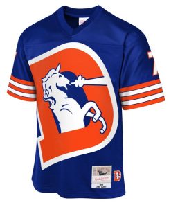 Alternative view of John Elway Denver Broncos 1998 Throwback Fashion Jersey - Royal