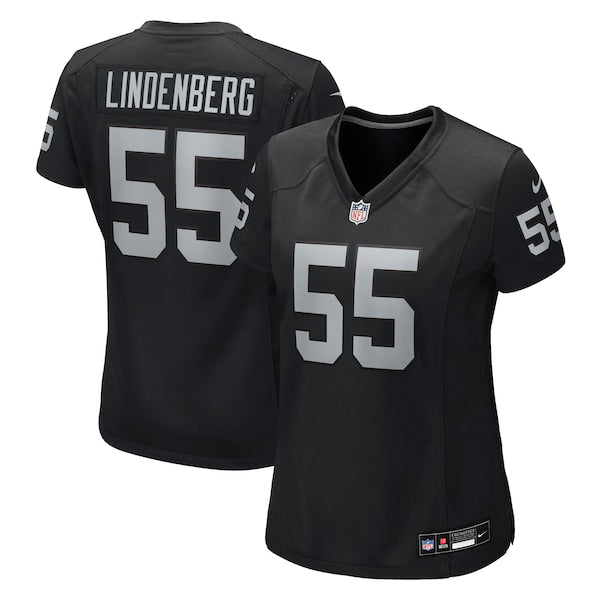 Cody Lindenberg Las Vegas Raiders Nike Women's Team Game Jersey - Black