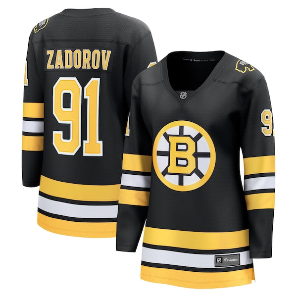 Nikita Zadorov Boston Bruins Women's Home Breakaway Player Jersey - Black