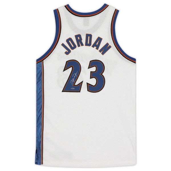 Michael Jordan Washington Wizards Authentic Autographed White Nike Jersey - Image 2