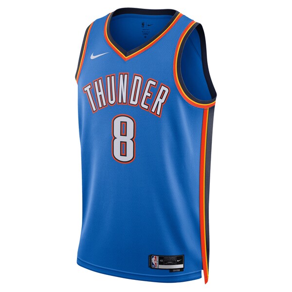 Jalen Williams Oklahoma City Thunder Nike Unisex Swingman Jersey - Icon Edition - Blue - Image 2