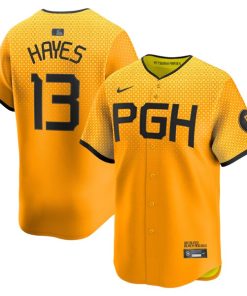 Ke'Bryan Hayes Pittsburgh Pirates Nike City Connect Limited Player Jersey - Gold