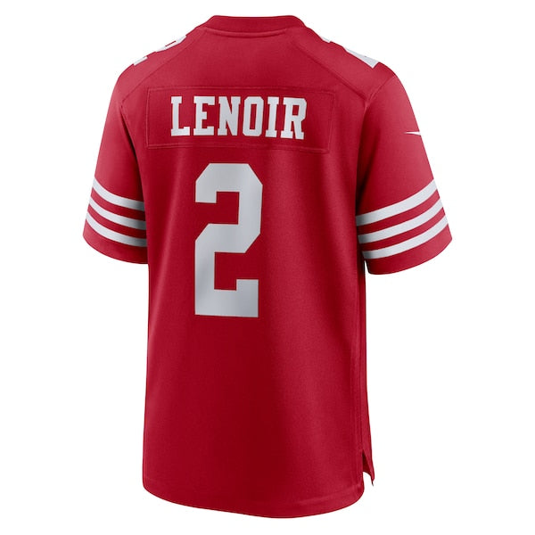 Deommodore Lenoir San Francisco 49ers Nike Game Jersey - Scarlet - Image 3