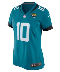 Alternative view of Mac Jones Jacksonville Jaguars Nike Women's Team Game Jersey -  Teal