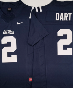 Jaxson Dart NCAA Ole Miss Rebels Nike Vapor Limited Jersey