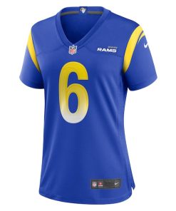 Alternative view of Tre'Vius Hodges-Tomlinson Los Angeles Rams Nike Women's Team Game Jersey -  Royal