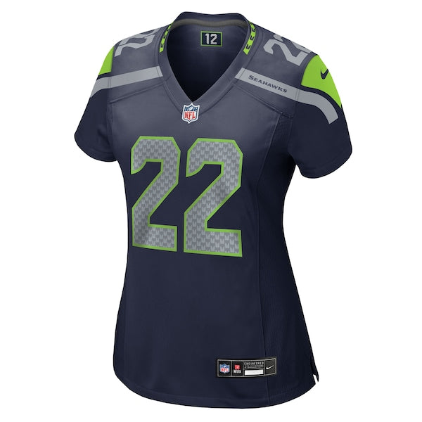 Tre Brown Seattle Seahawks Nike Women's Team Game Jersey - College Navy - Image 3