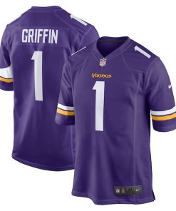 Shaquill Griffin Minnesota Vikings Nike Team Game Jersey -  Purple