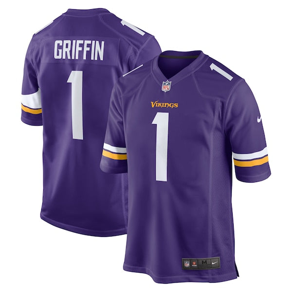 Shaquill Griffin Minnesota Vikings Nike Team Game Jersey - Purple