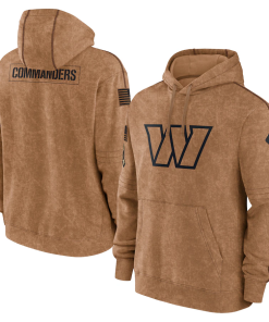 Washington Commanders Men's Nike Brown 2023 Salute To Service Club Pullover Hoodie