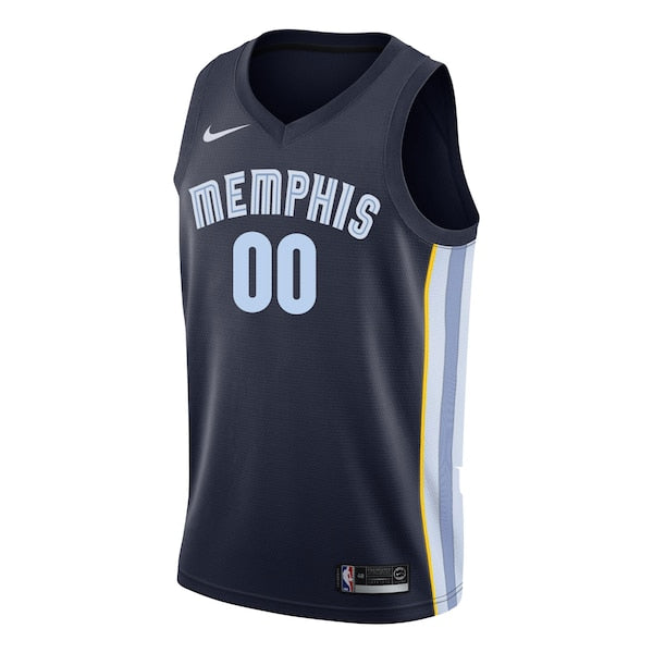 Memphis Grizzlies Nike Swingman Custom Jersey Navy - Icon Edition - Image 2