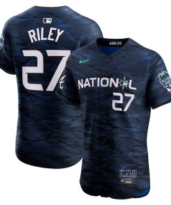 Austin Riley National League Nike 2023 MLB All-Star Game Vapor Premier Elite Player Jersey - Royal