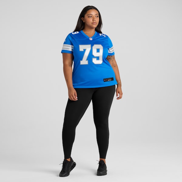 John Cominsky Detroit Lions Nike Women's Team Game Jersey - Blue - Image 6