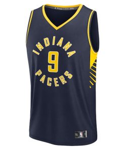 Alternative view of T.J. McConnell Indiana Pacers  Youth Fast Break Replica Player Jersey - Icon Edition - Navy
