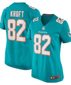 Tyler Kroft Miami Dolphins Nike Women's Team Game Jersey -  Aqua