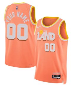 Cleveland Cavaliers Nike Unisex 2025/26 City Edition Swingman Custom Jersey - Orange
