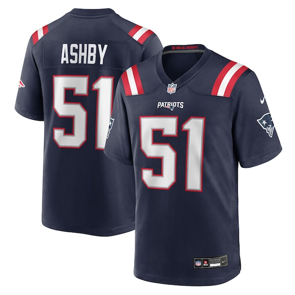 Julian Ashby New England Patriots Nike Team Game Jersey - Navy