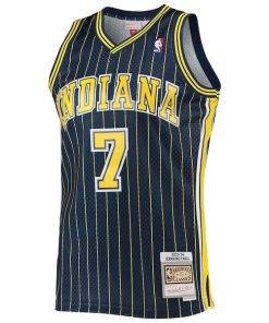 Alternative view of Jermaine O'Neal Indiana Pacers 2003/04 Hardwood Classics Swingman Jersey - Navy