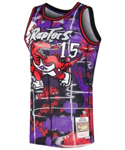 Alternative view of Vince Carter Toronto Raptors 1998/99 Hardwood Classics Lunar New Year Swingman Jersey - Purple