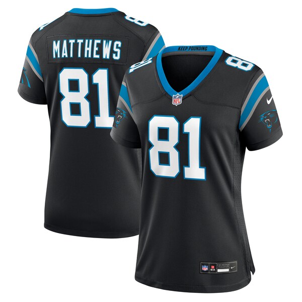 Jordan Matthews Carolina Panthers Nike Women's Game Jersey - Black - Image 2