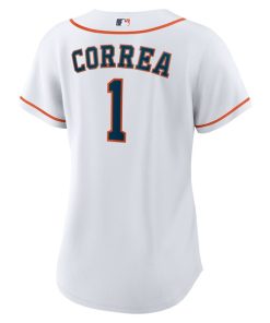 Alternative view of Carlos Correa Houston Astros Nike Women's Home Replica Jersey - White