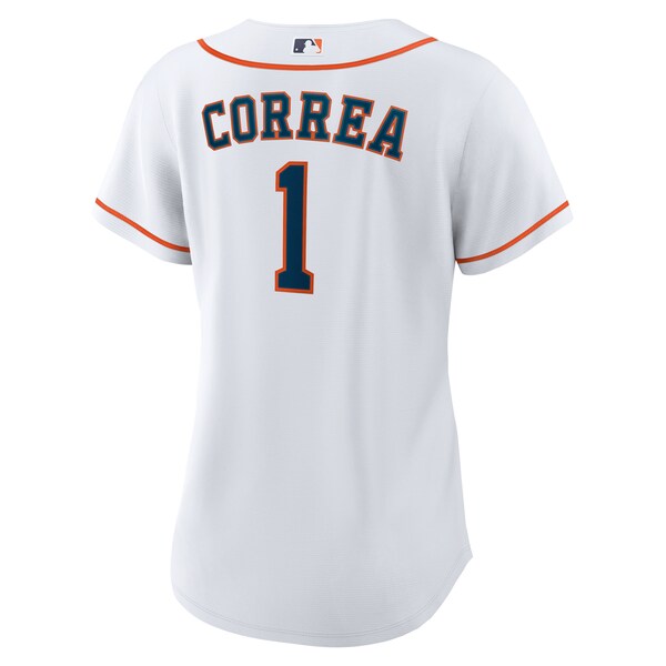 Carlos Correa Houston Astros Nike Women's Home Replica Jersey - White - Image 2