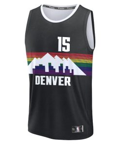 Alternative view of Nikola Joki? Denver Nuggets  Youth 2025/26 City Edition Fast Break Jersey - Black