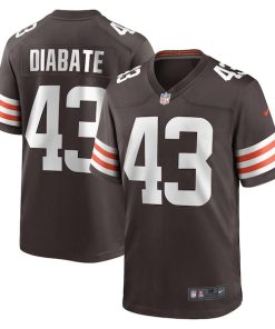 Mohamoud Diabate Cleveland Browns Nike Team Game Jersey -  Brown