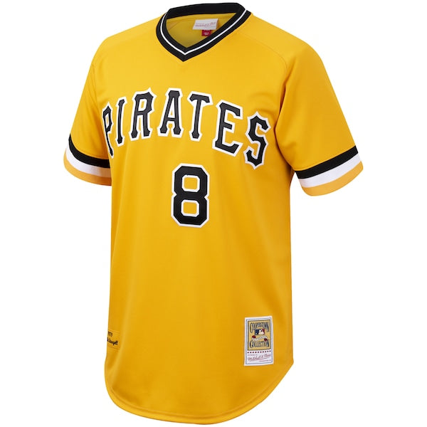 Willie Stargell Pittsburgh Pirates Cooperstown Collection Authentic Jersey - Gold - Image 2