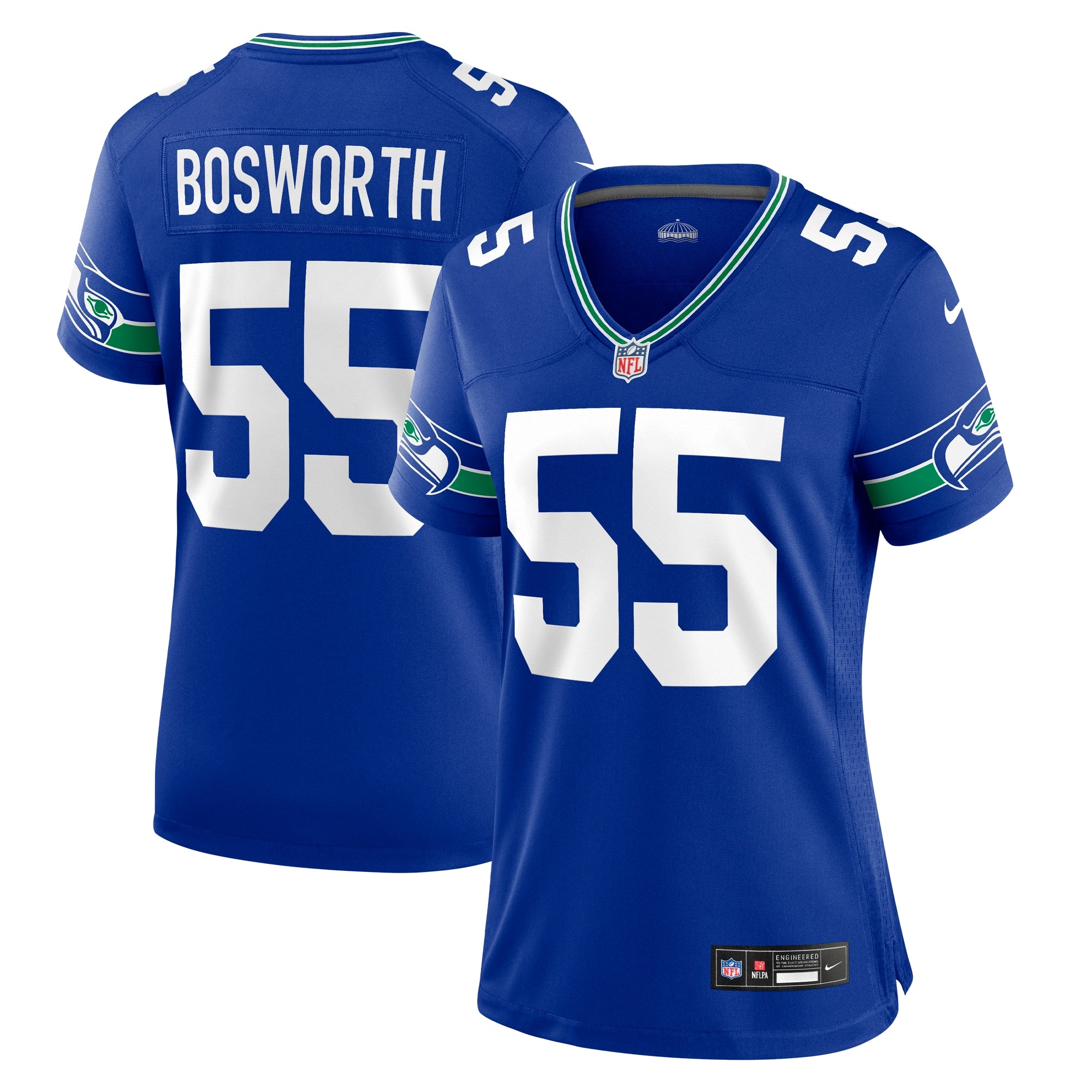 Brian Bosworth Seattle Seahawks Nike Women's Game Retired Player Jersey - College Navy/Royal - Image 6