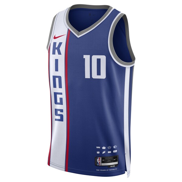Domantas Sabonis Sacramento Kings Nike Unisex 2023/24 Swingman Jersey - Blue - City Edition - Image 2