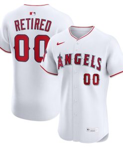 Los Angeles Angels Nike  Home Elite Pick-A-Player Retired Roster Jersey - White