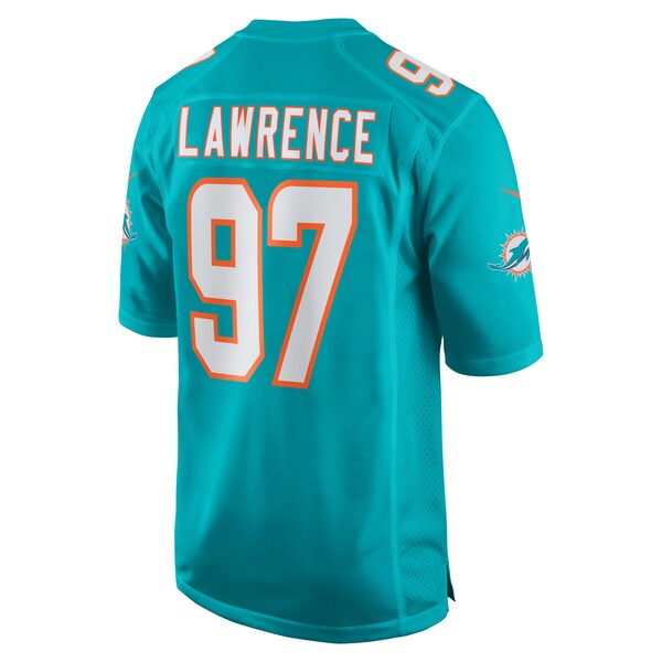Rashard Lawrence Miami Dolphins Nike Team Game Jersey - Aqua - Image 3