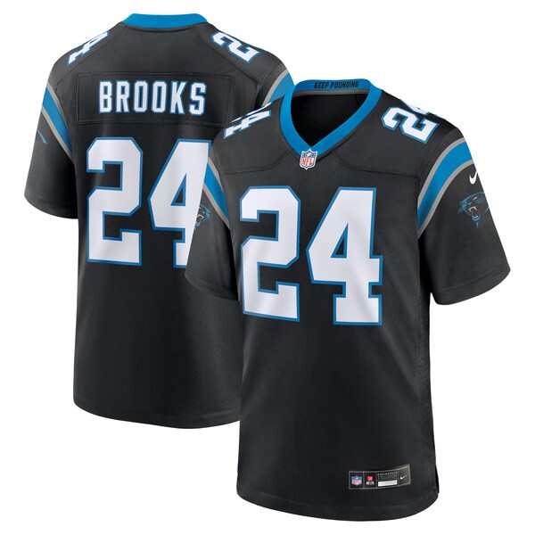 Jonathon Brooks Carolina Panthers Nike Game Jersey - Black - Image 2
