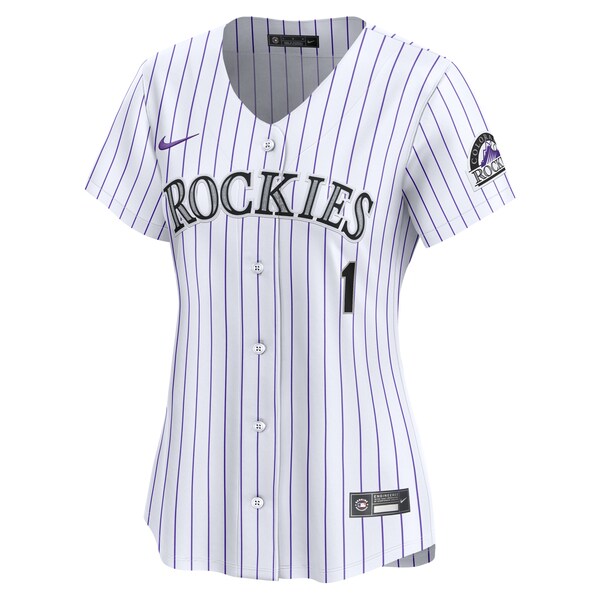 Colorado Rockies Nike Women's #1 Mom Home Limited Jersey - White - Image 2