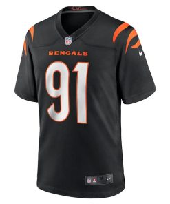 Alternative view of Trey Hendrickson Cincinnati Bengals Nike Game Jersey - Black