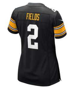 Alternative view of Justin Fields Pittsburgh Steelers Nike Women's   Alternate Game Jersey?¨C Black