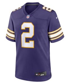 Alternative view of Alexander Mattison Minnesota Vikings Nike Classic Player Game Jersey - Purple