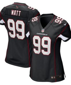 J.J. Watt Arizona Cardinals Nike Women's Alternate Game Jersey - Black/Cardinal
