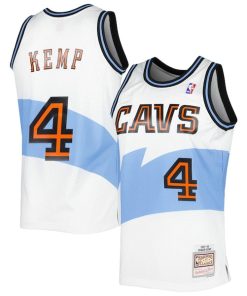 Shawn Kemp Cleveland Cavaliers  Hardwood Classics Swingman Jersey - White