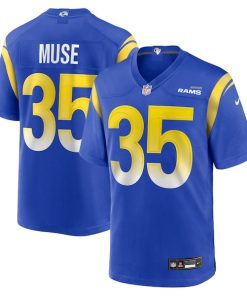 Nick Muse Los Angeles Rams Nike Team Game Jersey -  Royal