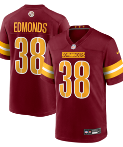 Chase Edmonds Washington Commanders Nike Team Game Jersey -  Burgundy