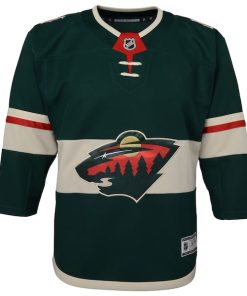 Alternative view of Minnesota Wild Youth Home Premier Blank Jersey - Green