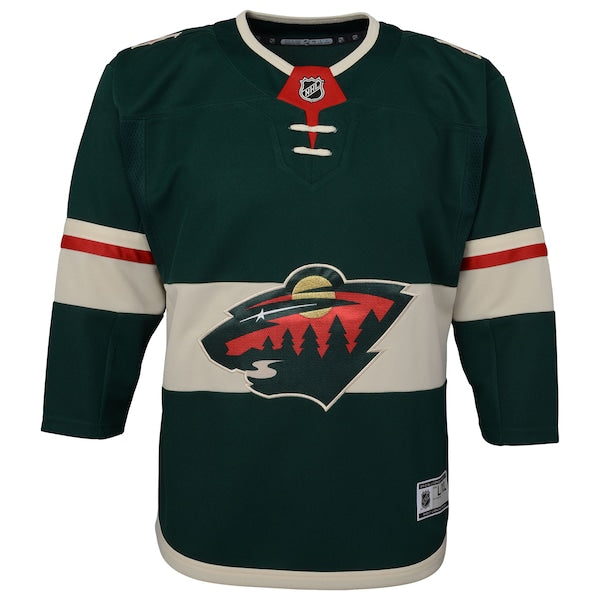 Minnesota Wild Youth Home Premier Blank Jersey - Green - Image 2