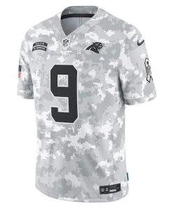 Alternative view of Bryce Young Carolina Panthers Nike 2024 Salute to Service Limited Jersey - Arctic Camo