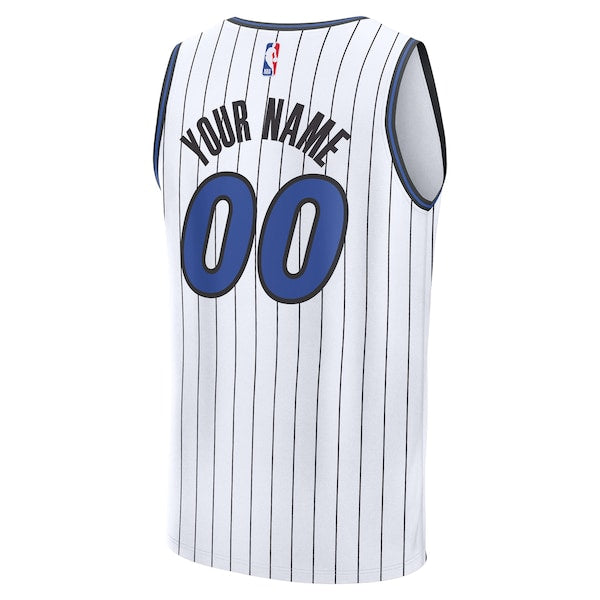Orlando Magic Fast Break Replica Custom Jersey - Association Edition - White/Blue - Image 4