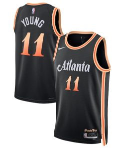Trae Young Atlanta Hawks Nike Unisex 2022/23 Swingman Jersey - City Edition - Black