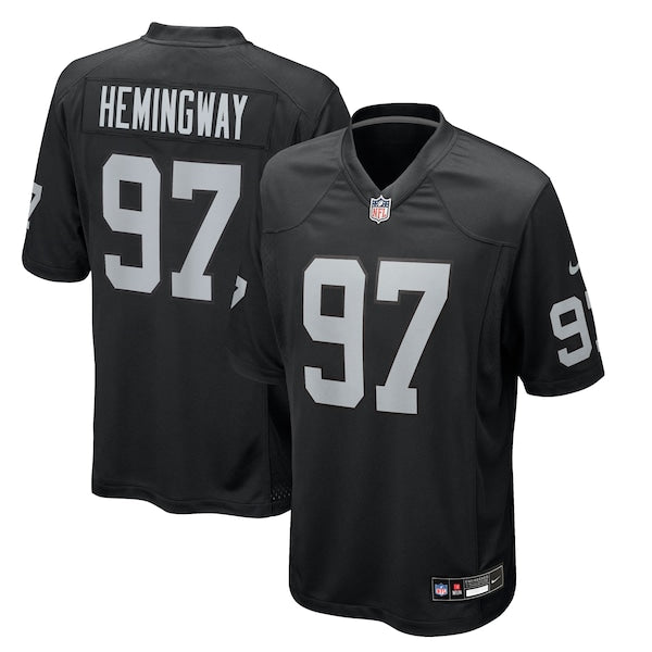 Tonka Hemingway Las Vegas Raiders Nike Team Game Jersey - Black