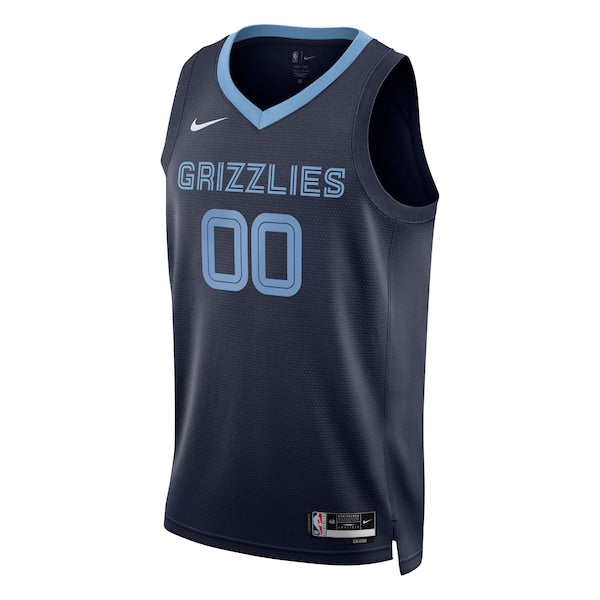Memphis Grizzlies Nike Unisex Swingman Custom Jersey Navy - Icon Edition - Image 2