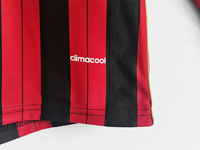 AC Milan Long Sleeve 2013-14 Vintage Jersey - Image 9